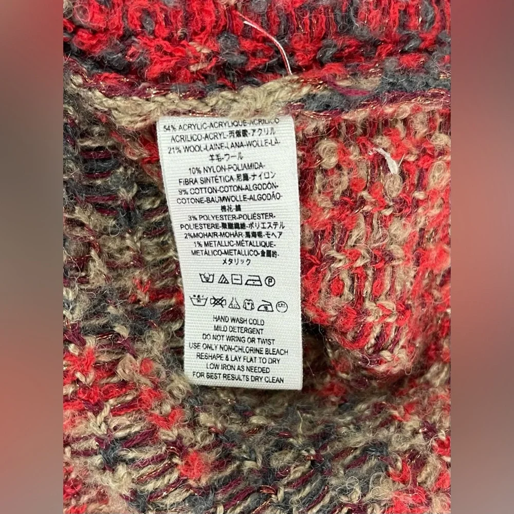 Free People Winters Day Bliss Wool Blend Oversized Cardigan - Picture 10 of 11